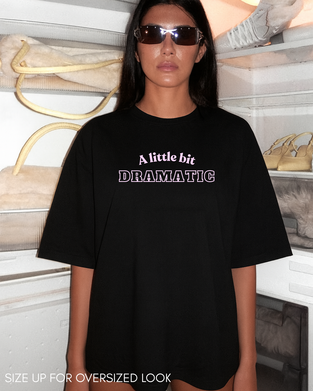 A LITTLE BIT DRAMATIC - Unisex Cotton T-Shirt