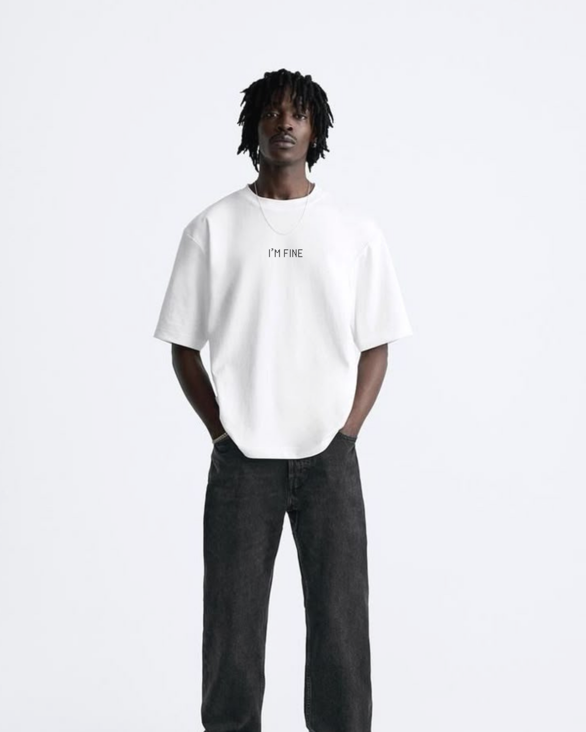 I HEAL BY PRETENDING NOTHING HAPPEND Unisex Cotton T-shirt