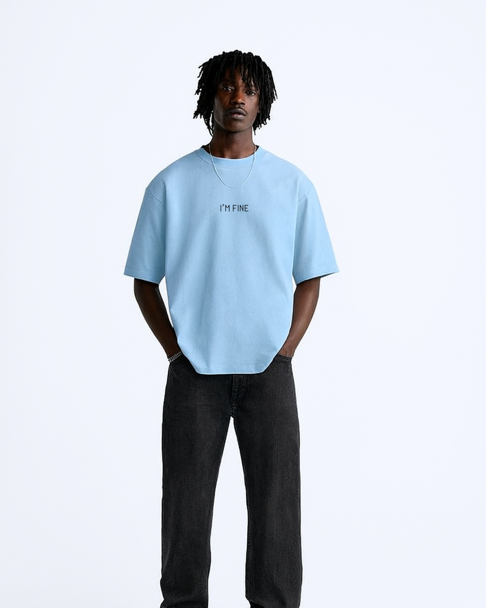 I HEAL BY PRETENDING NOTHING HAPPEND Unisex Cotton T-shirt