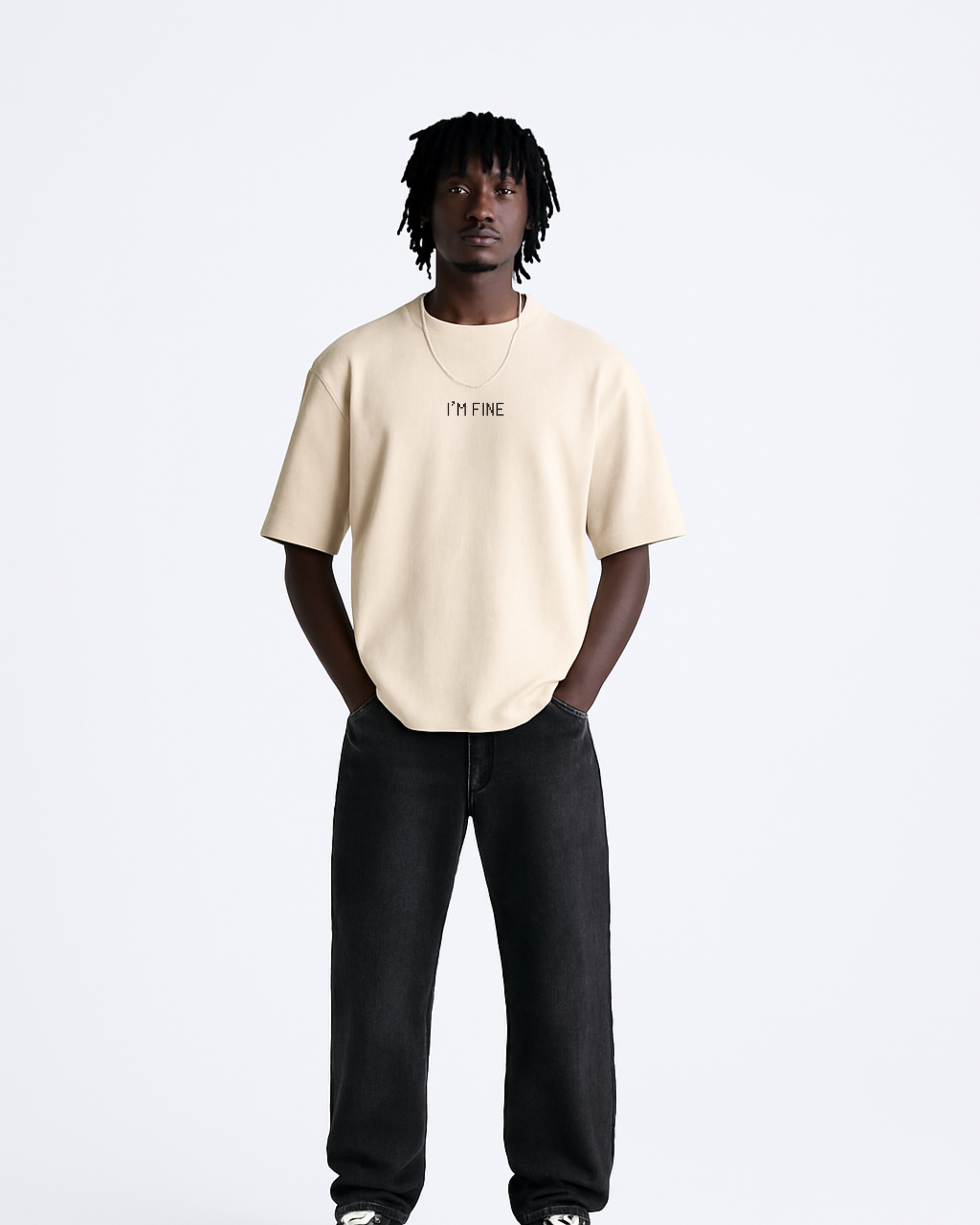 I HEAL BY PRETENDING NOTHING HAPPEND Unisex Cotton T-shirt